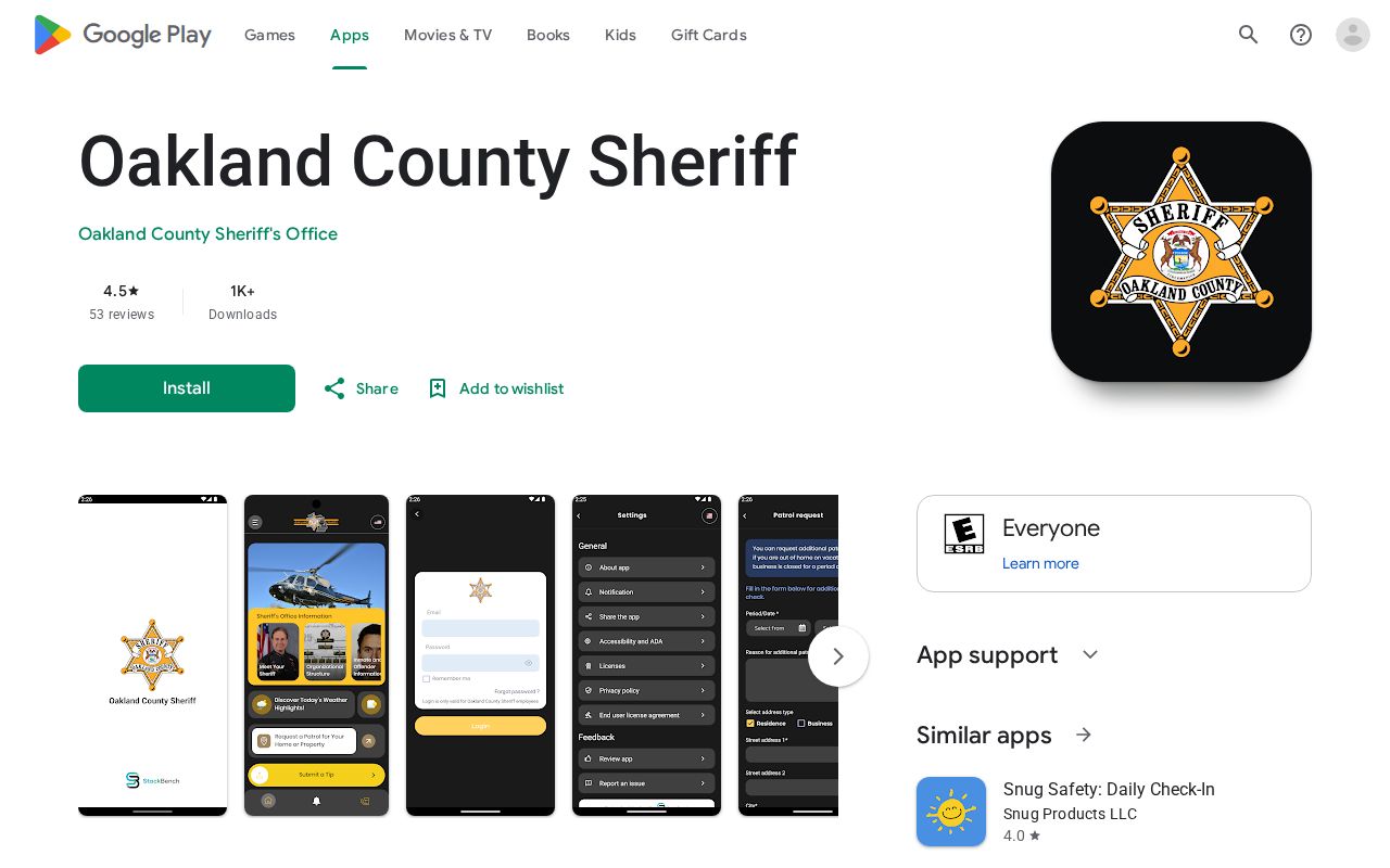 Oakland County Sheriff mobile app for inmate information and arrest alerts
